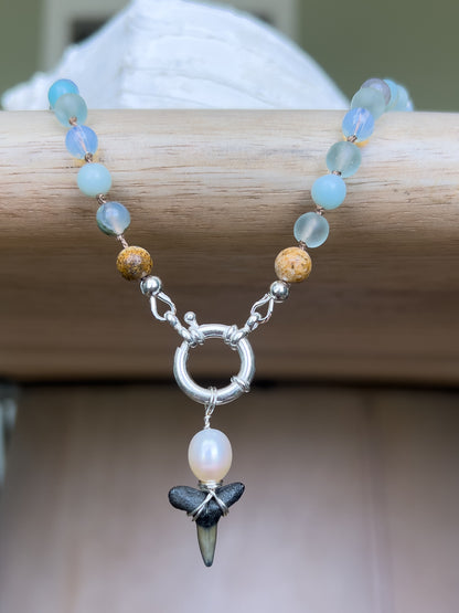 Beaded Gemstone Necklace