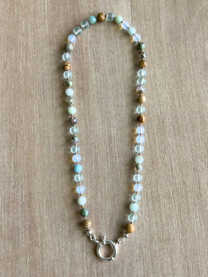 Beaded Gemstone Necklace