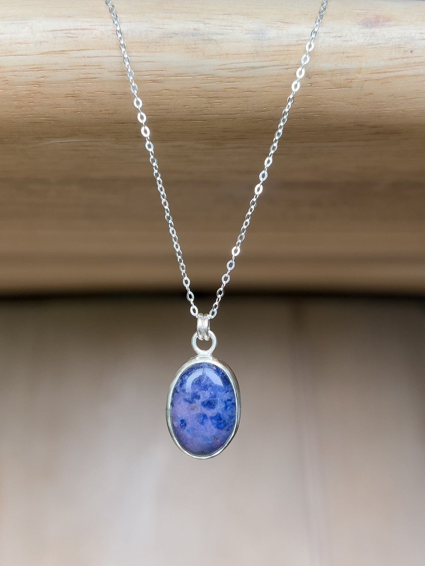 Purple Sodalite Necklace