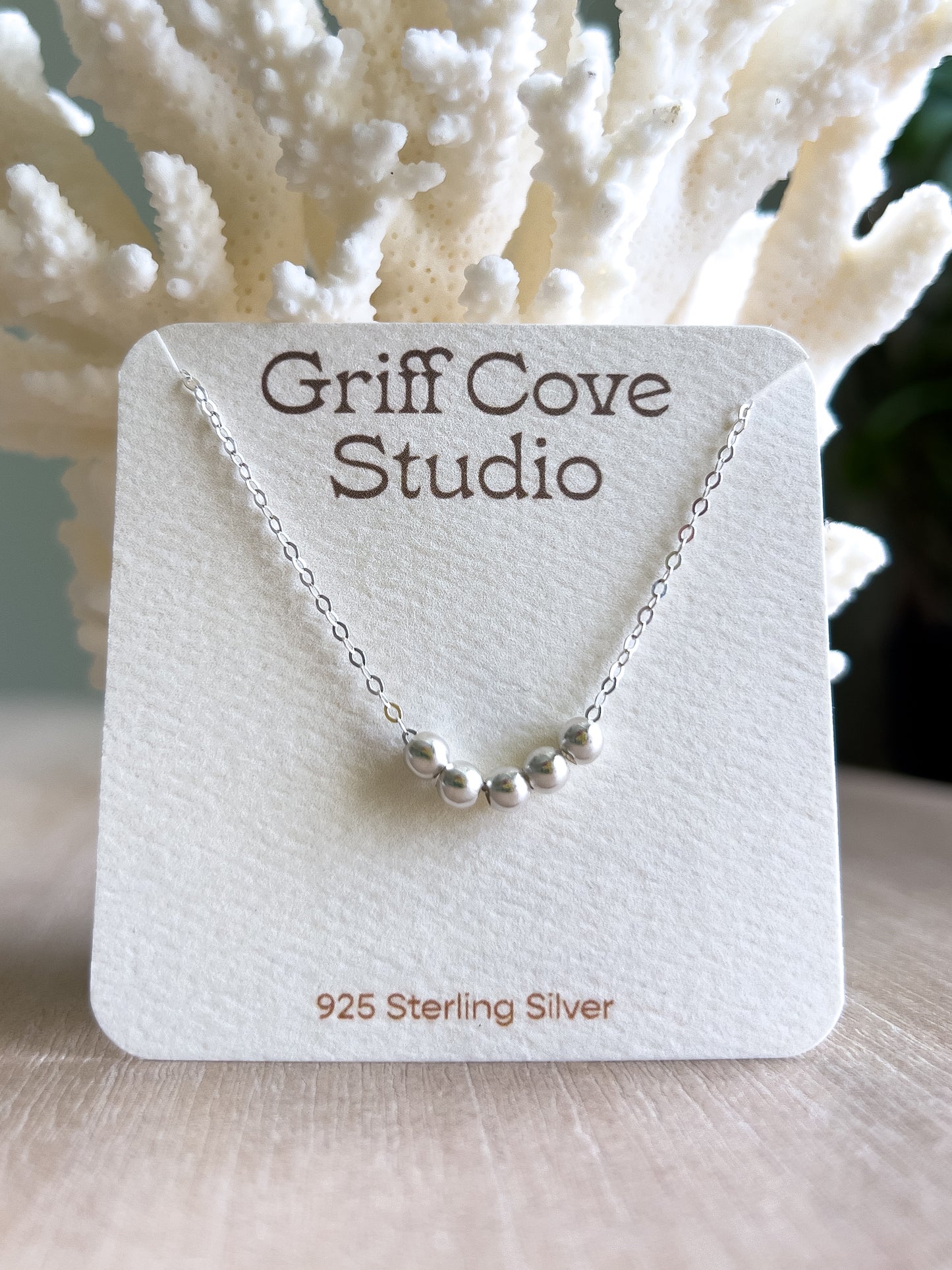 Embrace | Sterling Silver Bead Necklace