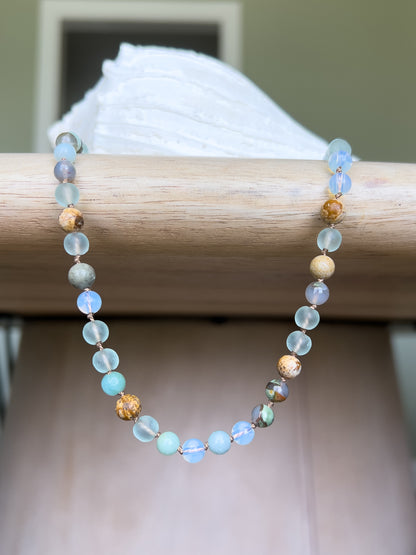 Beaded Gemstone Necklace